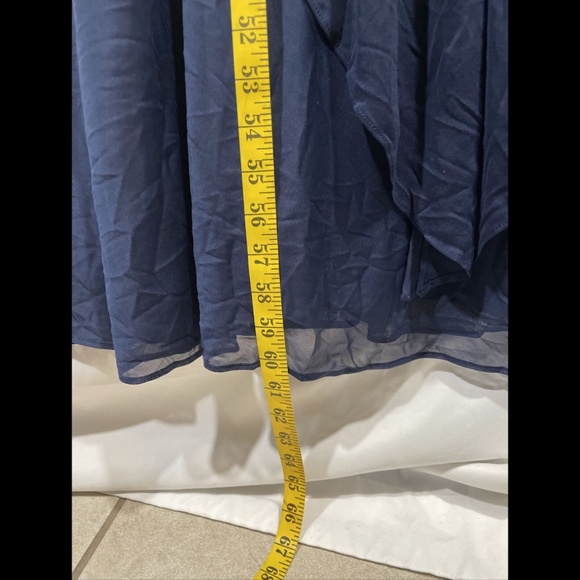 NEW Alex Evenings [ PLUS 18W‎ ] V-Neck Lace Embellished Waist Gown - Picture 14 of 15